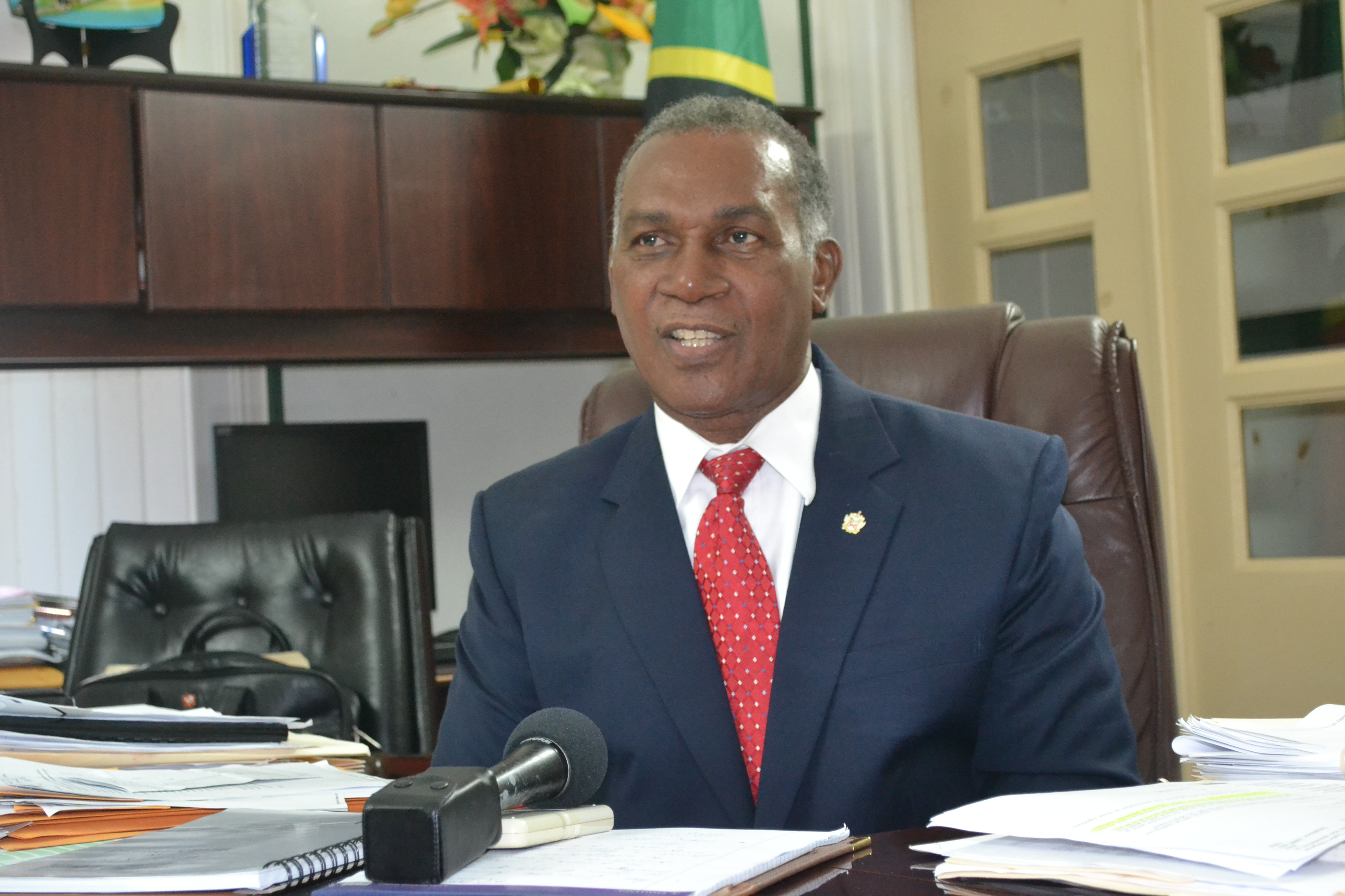 Premier of Nevis, Honourable Vance Amory, reporting on the Permanent Secretaries meeting convened in the Premier’s Conference Room in the Premier’s Ministry at Bath Hotel on January 22, 2016